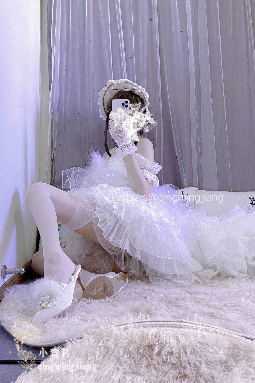 小青茗-白色花嫁纱[30P/1V/550M]（3