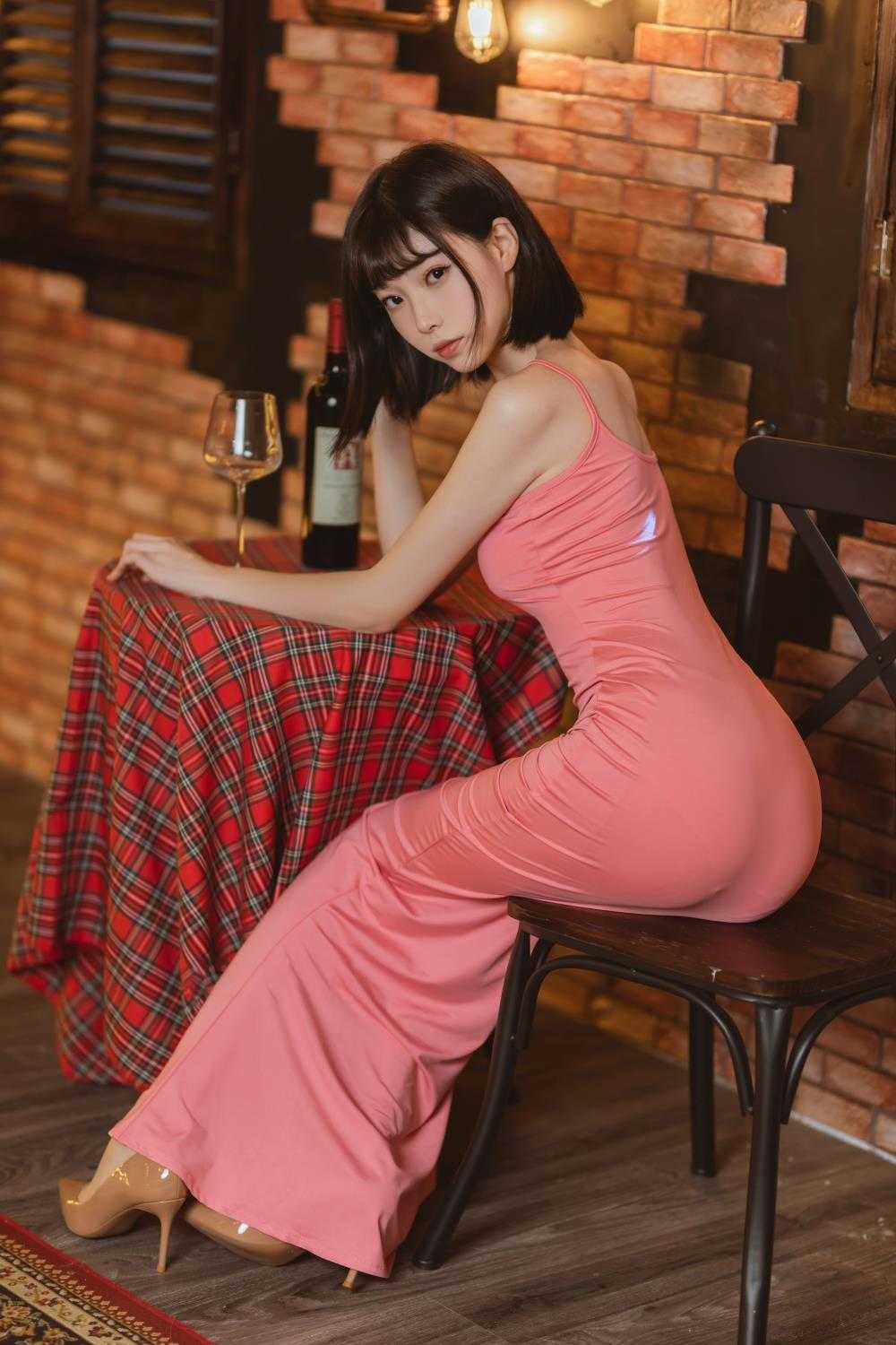 许岚LAN-粉色长裙 [40P/296M]（3）